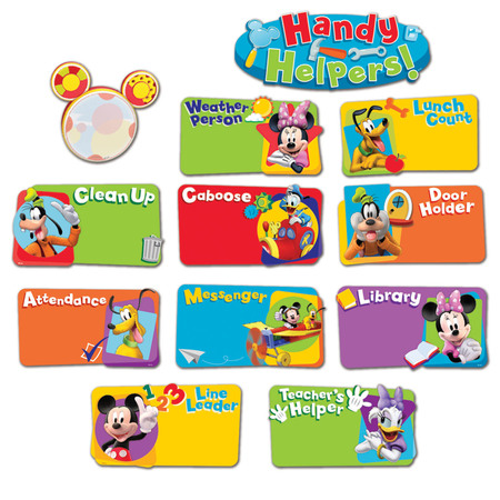 Mickey Mouse Clubhouse Handy Helpers Job Chart Mini Bulletin Board St -  EUREKA, 847100
